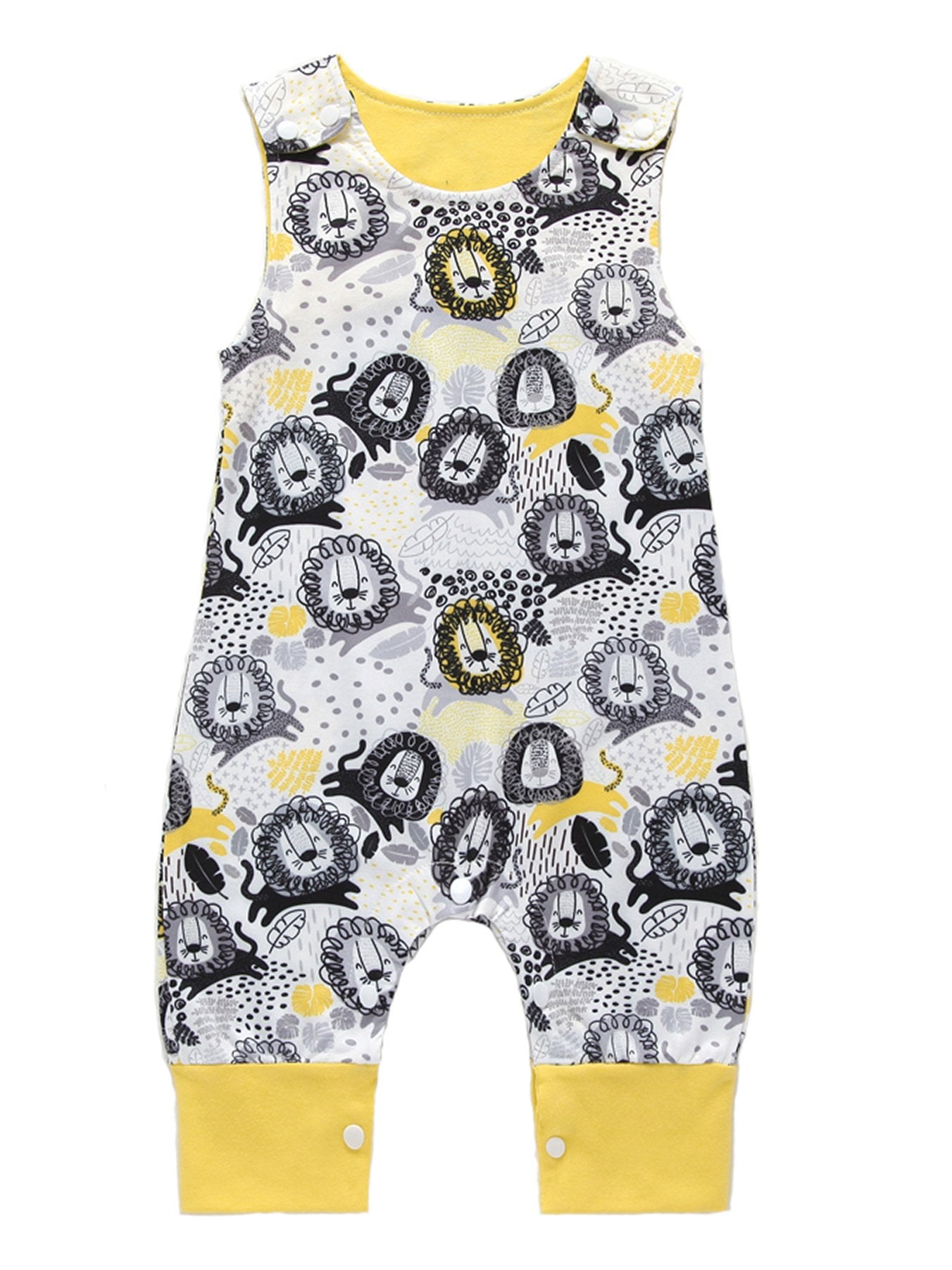 Printed Baby Sleeveless Jumpsuit - dianjiang-