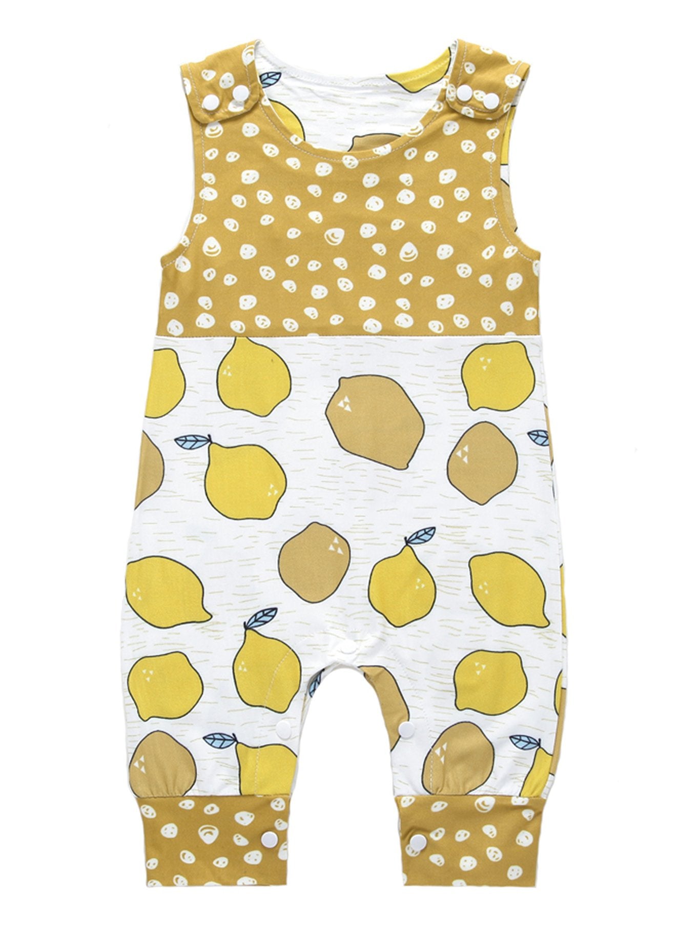 Printed Baby Sleeveless Jumpsuit - dianjiang-