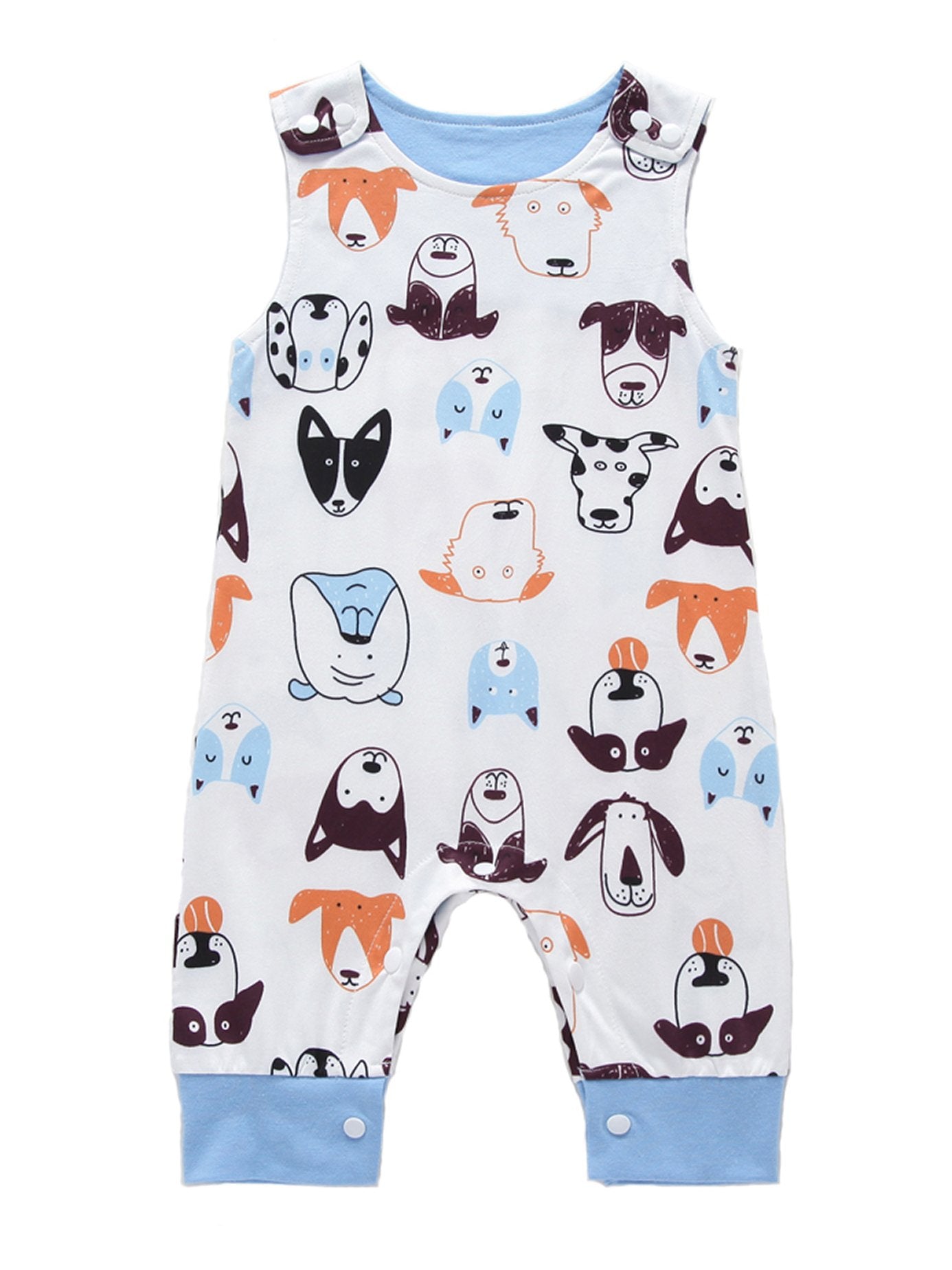 Printed Baby Sleeveless Jumpsuit - dianjiang-