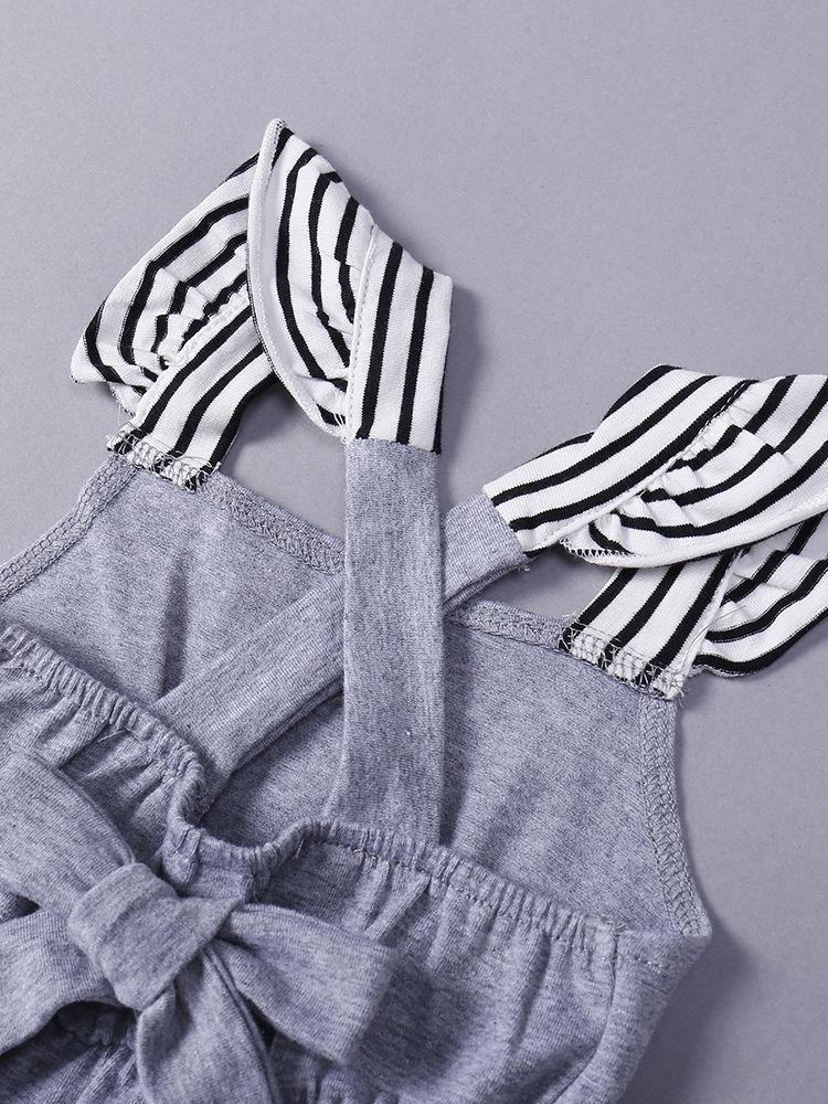 Flutter Sleeve Baby Jumpsuit Overalls Summer - dianjiang-