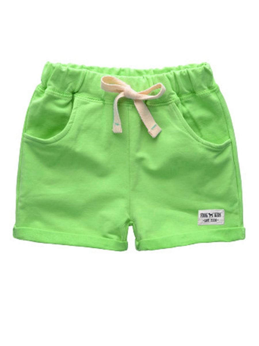 Little Boy Summer Solid Color Shorts - dianjiang-