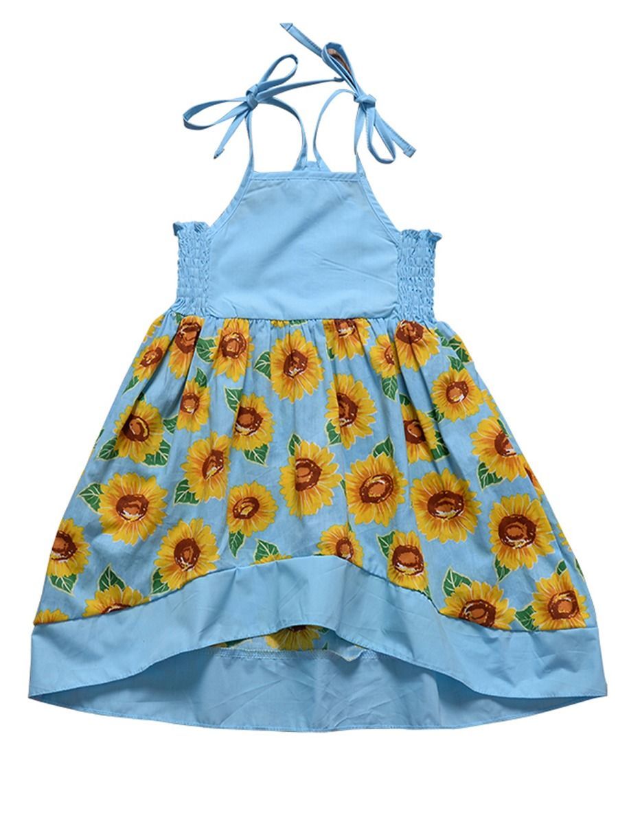 Sunflower Baby Little Girl Sundress Wholesale - dianjiang-