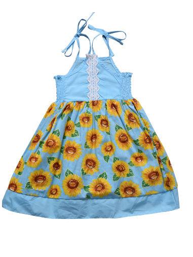 Sunflower Baby Little Girl Sundress Wholesale - dianjiang-