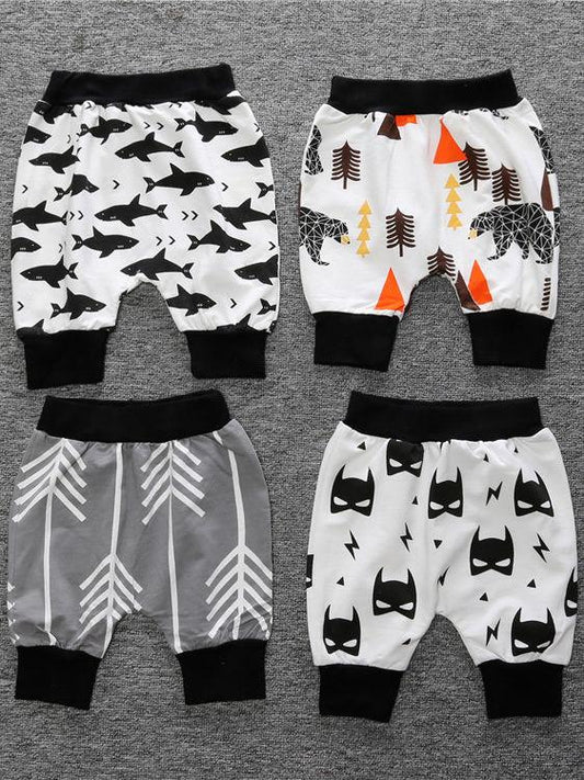 Little Baby Boy Printed Casual Harem Pants Summer - dianjiang-