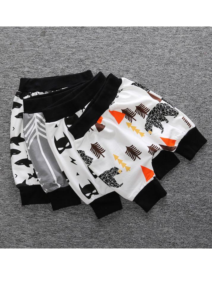 Little Baby Boy Printed Casual Harem Pants Summer - dianjiang-