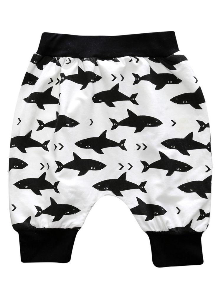 Little Baby Boy Printed Casual Harem Pants Summer - dianjiang-