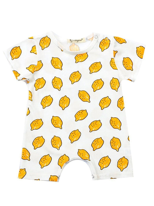 Summer Fruit Print Baby Jumpsuit Wholesale Overalls - dianjiang-