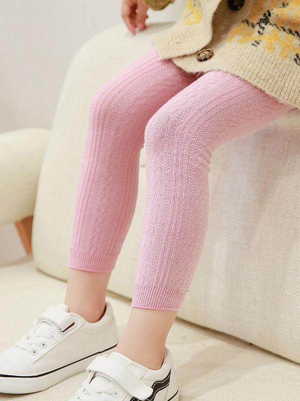 2-Piece Pantyhose Spring Autumn Pretty Solid Tights Children Split Type Stockings - dianjiang-