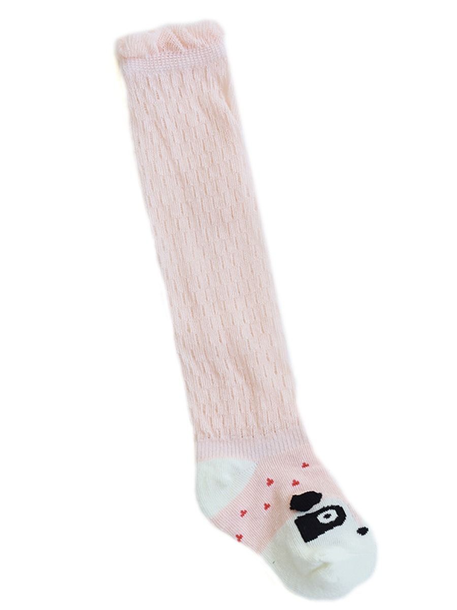 5-PACK Cute Cartoon Animal Mesh Knee High Socks - dianjiang-