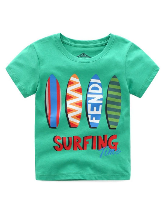 Surfing Time Toddler Little Boy T-shirt - dianjiang-