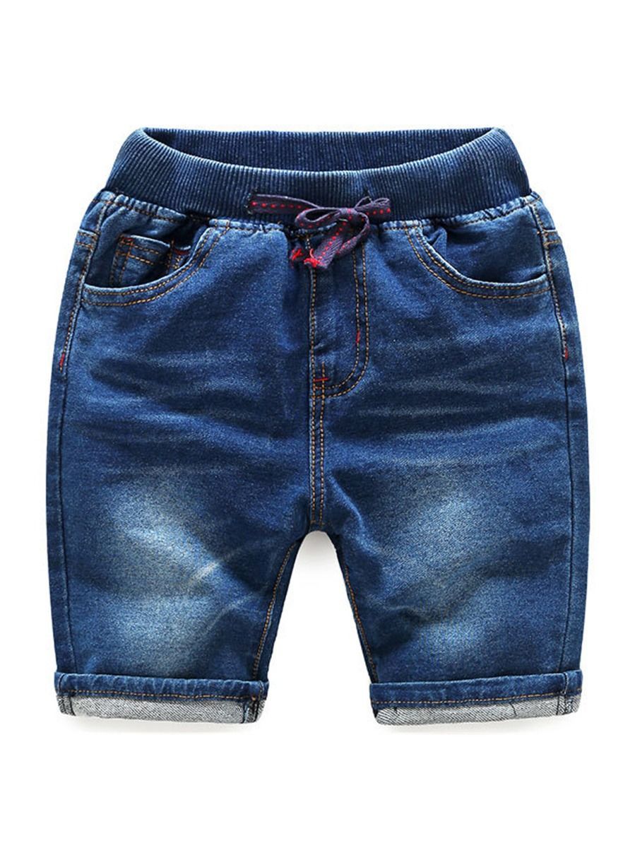 Toddler Little Kids Fashion Pull-on Denim Shorts - dianjiang-