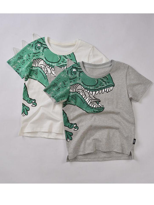 Cool Dinosaur T-shirt for Toddler Big Boys - dianjiang-