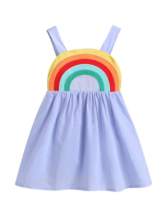 Rainbow Dresses Baby Toddler Girl Sundress - dianjiang-