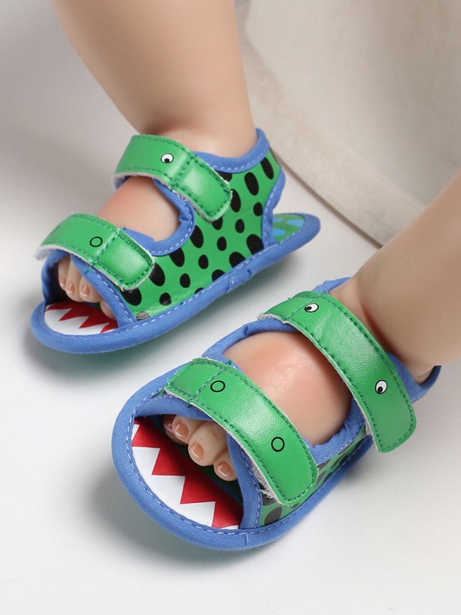 Cute Animal Style Shoes Velcro Baby Boy Sandal - dianjiang-