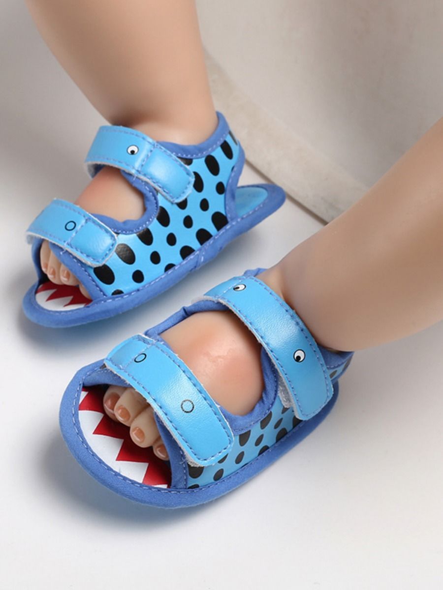 Cute Animal Style Shoes Velcro Baby Boy Sandal - dianjiang-