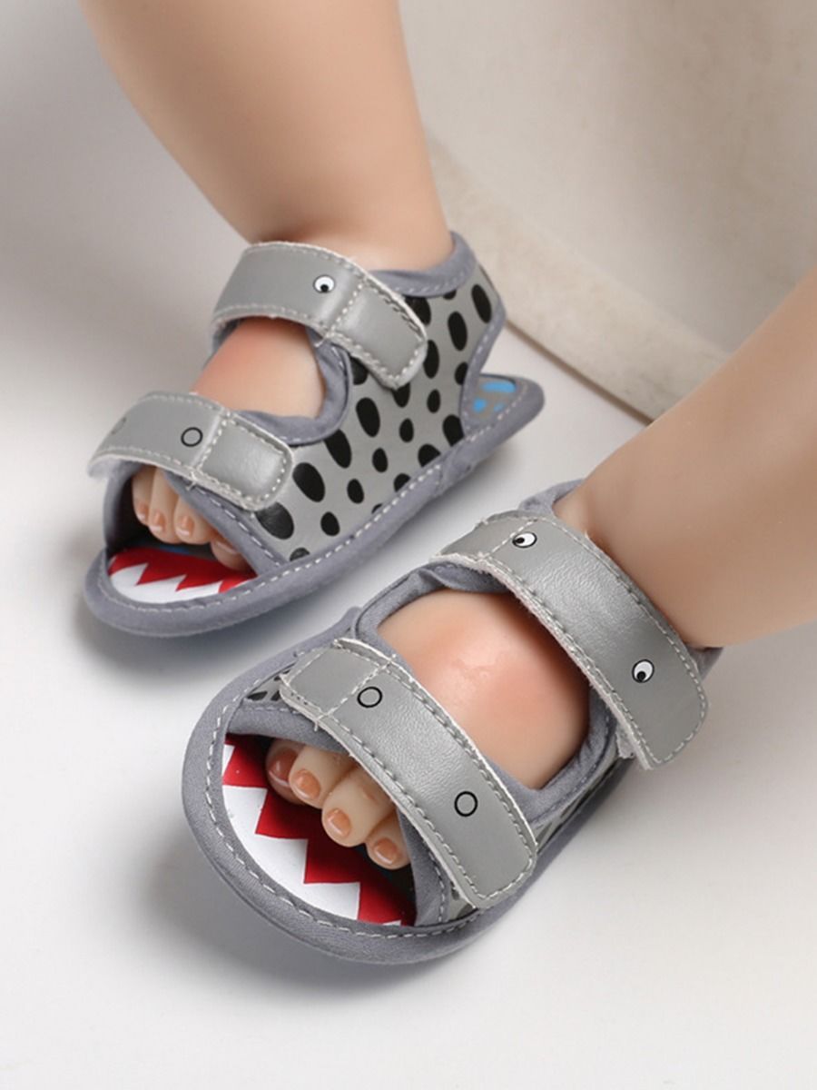 Cute Animal Style Shoes Velcro Baby Boy Sandal - dianjiang-