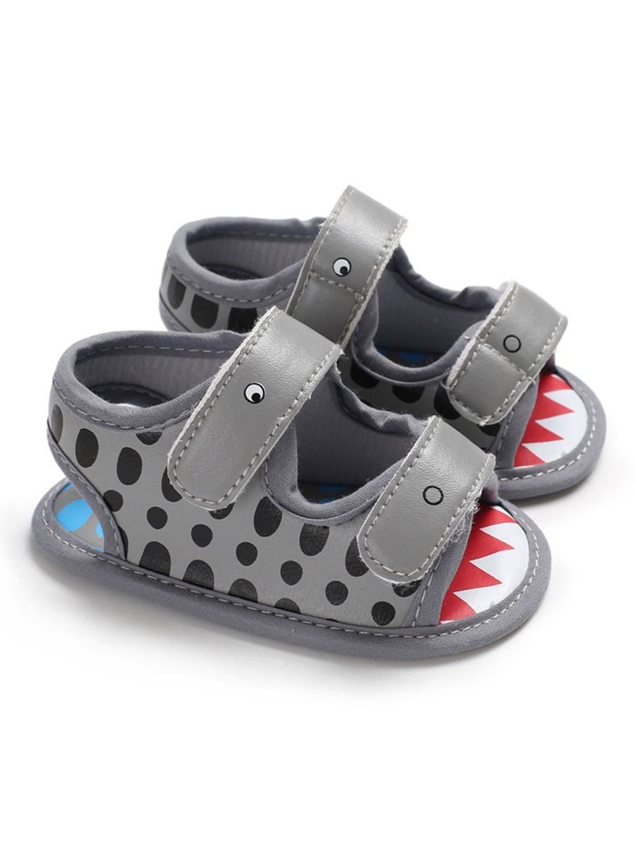 Cute Animal Style Shoes Velcro Baby Boy Sandal - dianjiang-