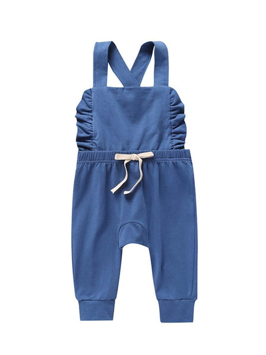 Fashion Baby Girl Ruffle Jumpsuit - dianjiang-