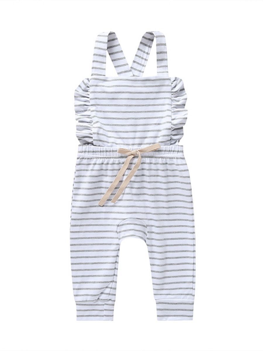 Fashion Baby Girl Ruffle Jumpsuit - dianjiang-