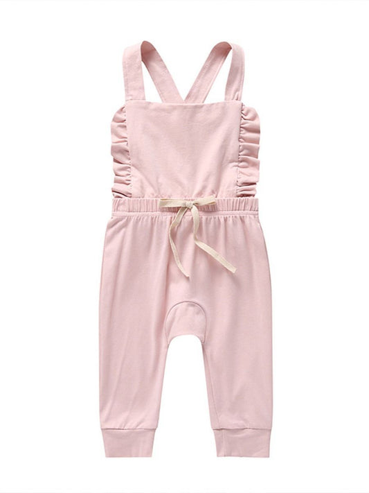 Fashion Baby Girl Ruffle Jumpsuit - dianjiang-