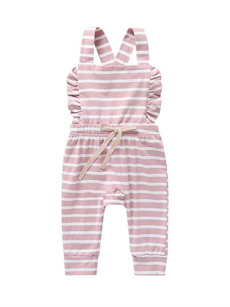 Fashion Baby Girl Ruffle Jumpsuit - dianjiang-