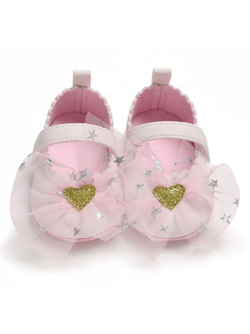 T-bar Bow Accessories Princess Crib Shoes - dianjiang-