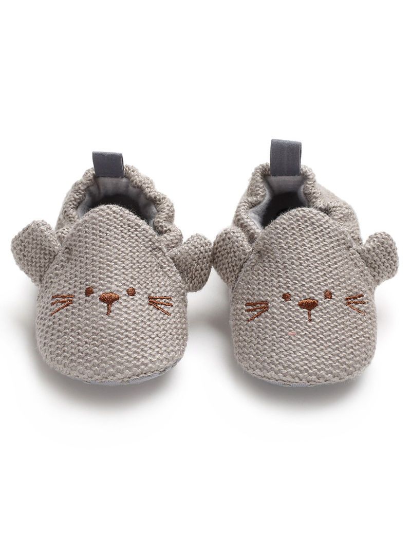 Cute Animal Style Knit Baby Shoes - dianjiang-