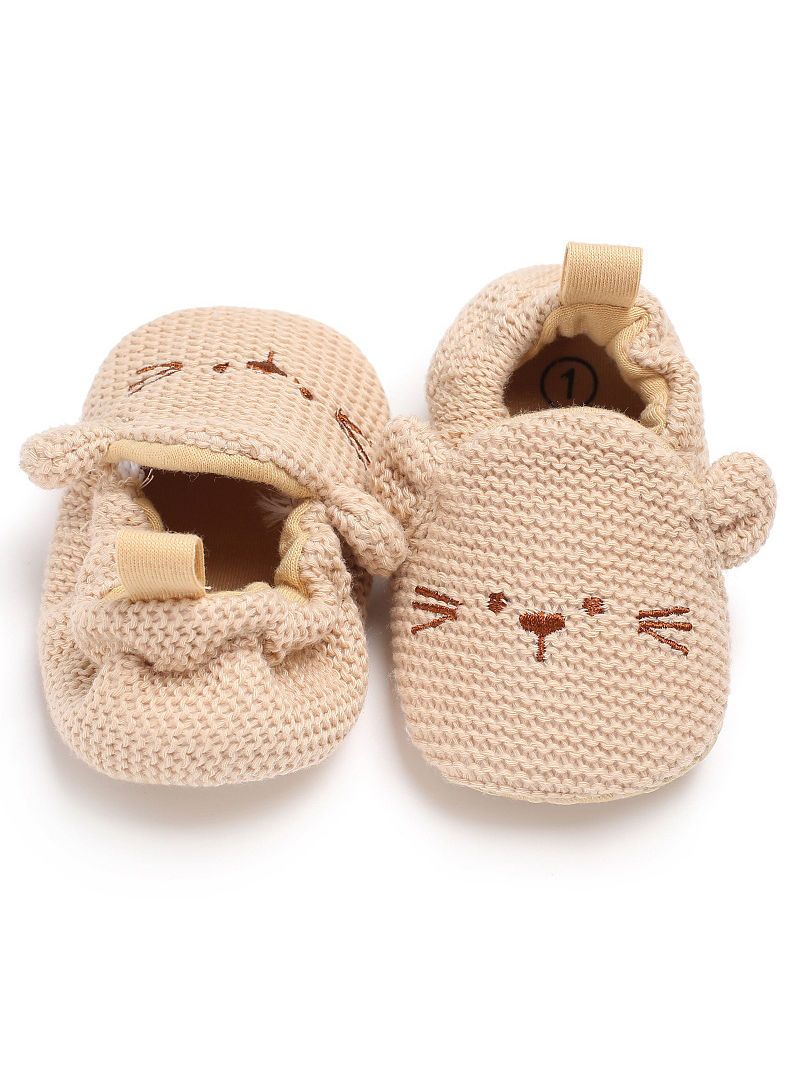 Cute Animal Style Knit Baby Shoes - dianjiang-