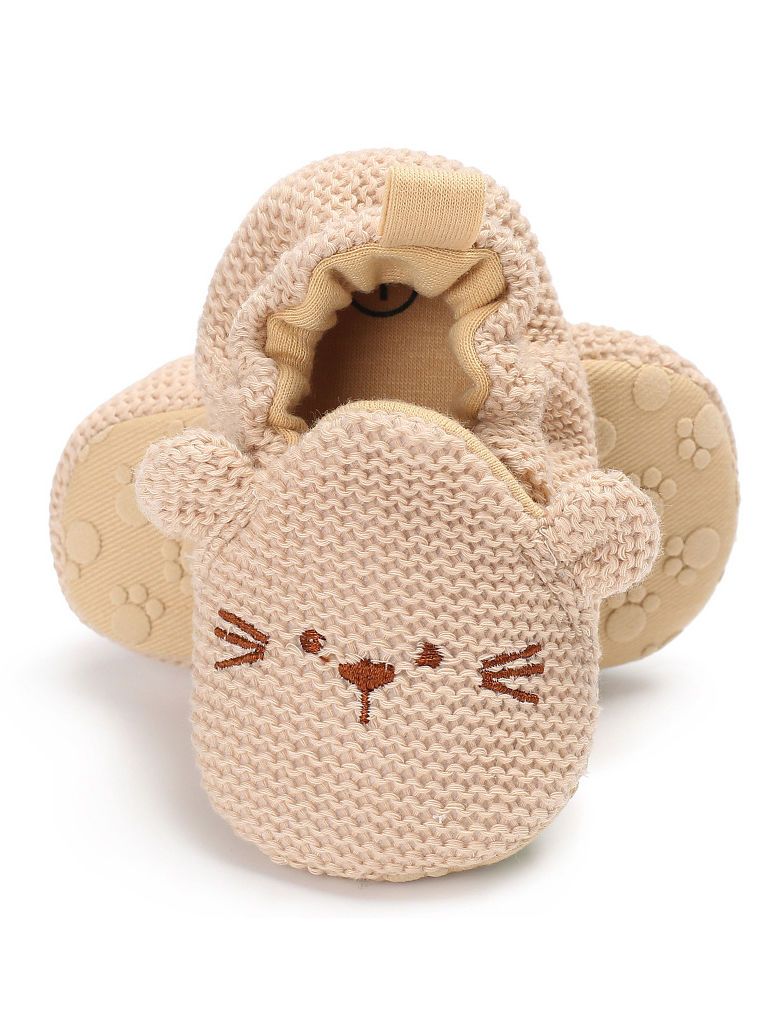 Cute Animal Style Knit Baby Shoes - dianjiang-