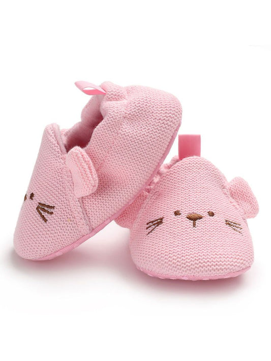 Cute Animal Style Knit Baby Shoes - dianjiang-