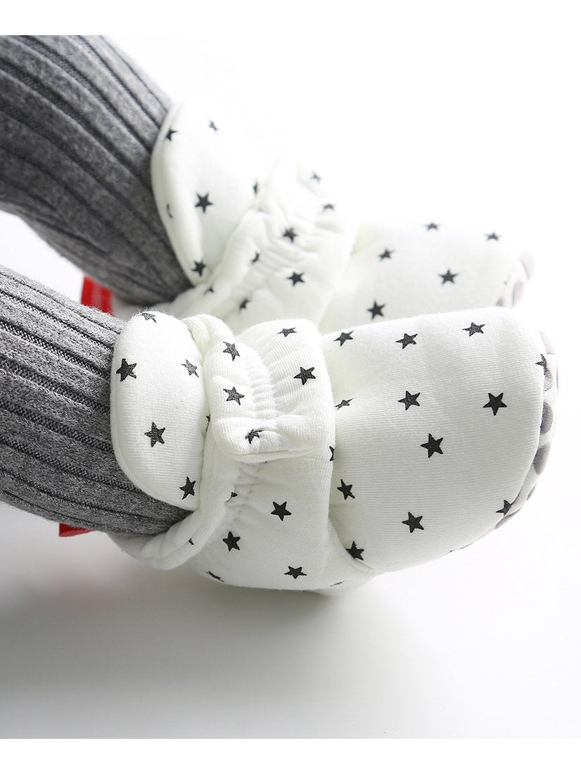 Infant Baby Star Pattern Velcro First Start Crib Shoes - dianjiang-