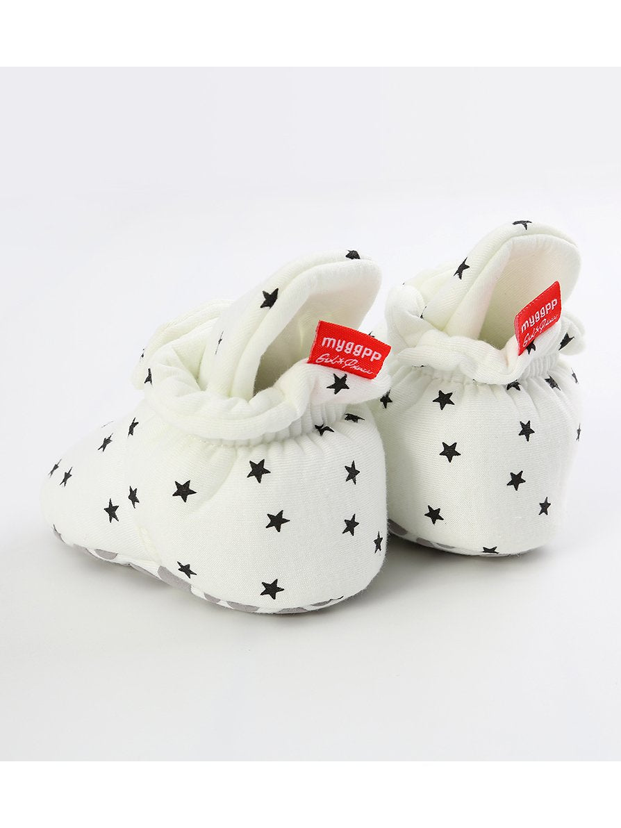 Infant Baby Star Pattern Velcro First Start Crib Shoes - dianjiang-