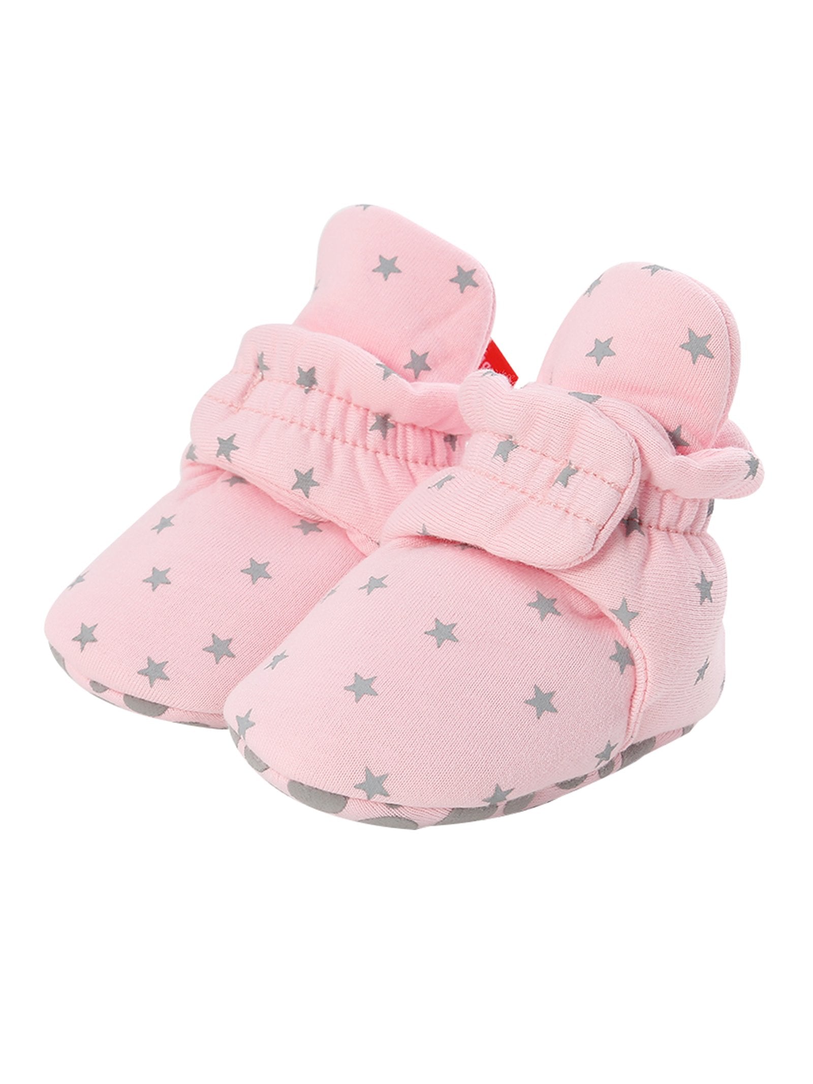 Infant Baby Star Pattern Velcro First Start Crib Shoes - dianjiang-