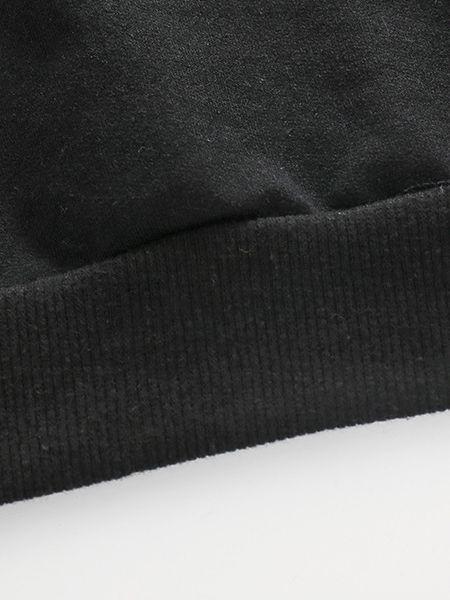 Cartoon Style Baby Little Boys 2-piece Outfit Black Sweatshirt Jumper+Yellow Pants - dianjiang-