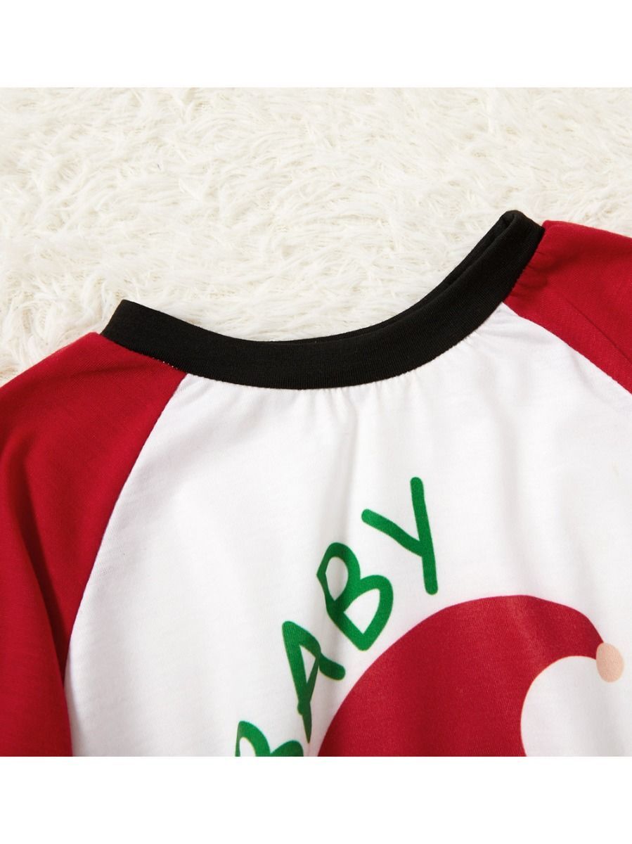 2-Piece Family Matching Christmas Hat Print Loungewear - dianjiang-