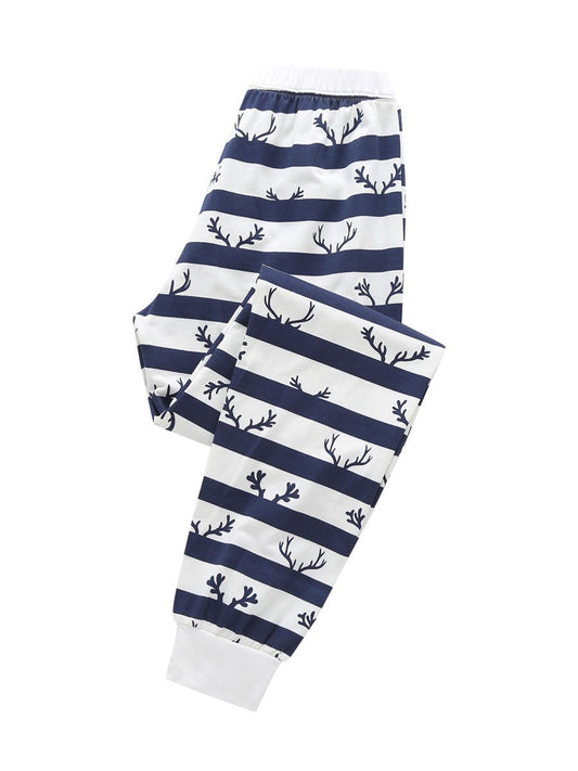 2-Piece Family Matching Reindeer Loungewear Outfit - dianjiang-