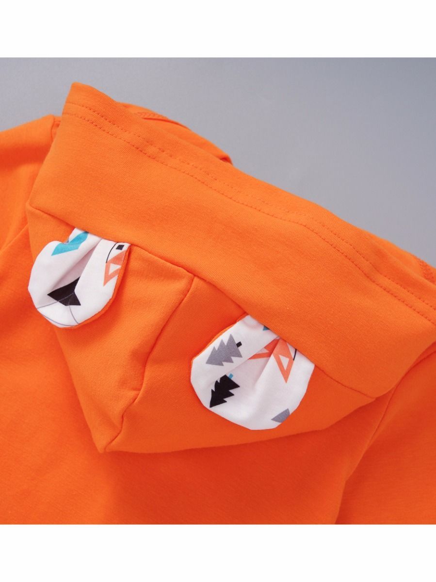 2-Piece Fox Set Cute Ear Baby Toddler Kids Hoodie & Pants - dianjiang-