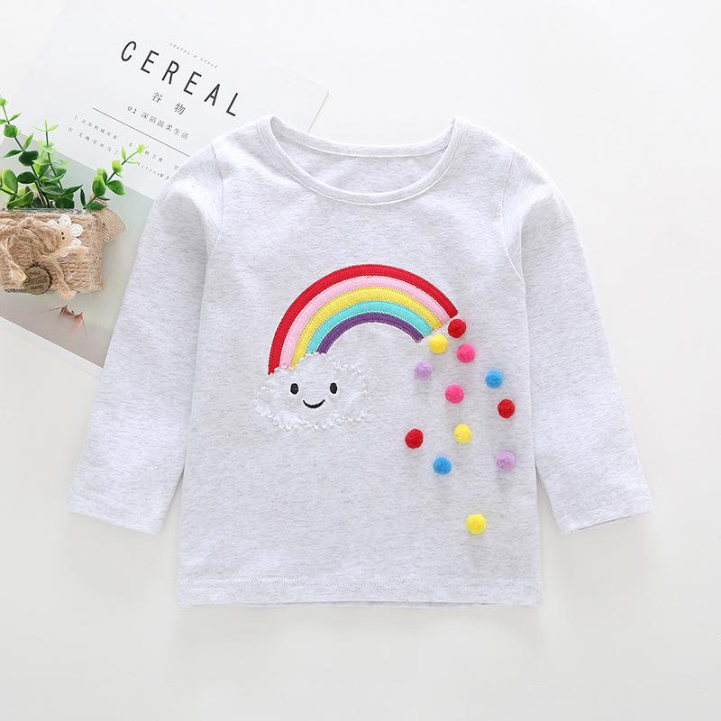 Colorful Venonats Rainbow Baby Toddler Long Sleeves Top T-shirt - dianjiang-