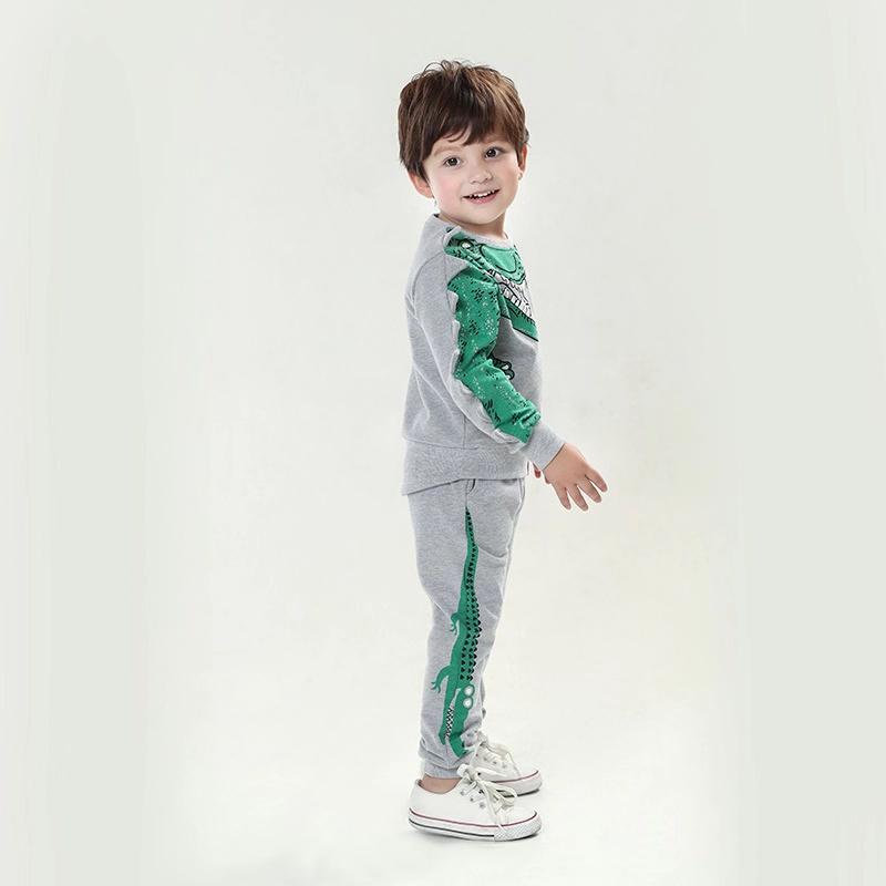 Crocodile Trousers Long Pants Kids Sportswear For Toddler Big Boys - dianjiang-