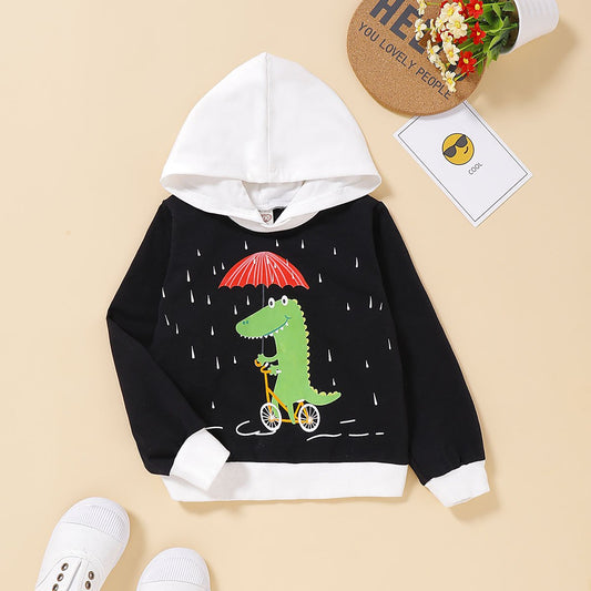 Stylish Toddler Boys Dinosaur Hoodie - dianjiang-