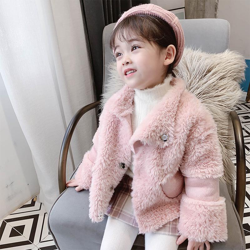 Winter Stylish Toddler Girl Fleece Warm Coat - dianjiang-