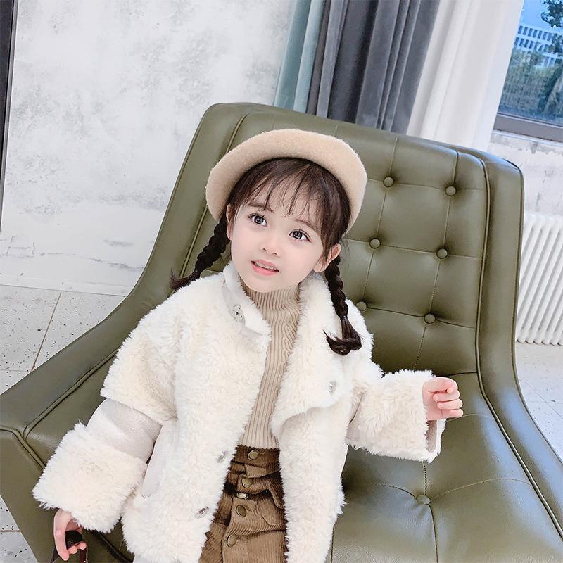 Winter Stylish Toddler Girl Fleece Warm Coat - dianjiang-