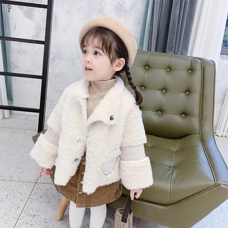 Winter Stylish Toddler Girl Fleece Warm Coat - dianjiang-