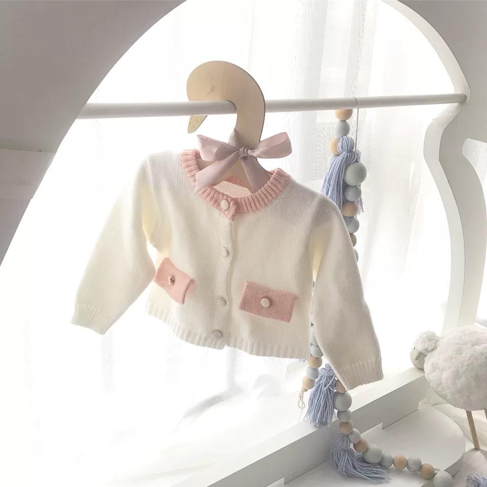 Spanish Style Baby Girl Knitted Cardigan for Spring - dianjiang-