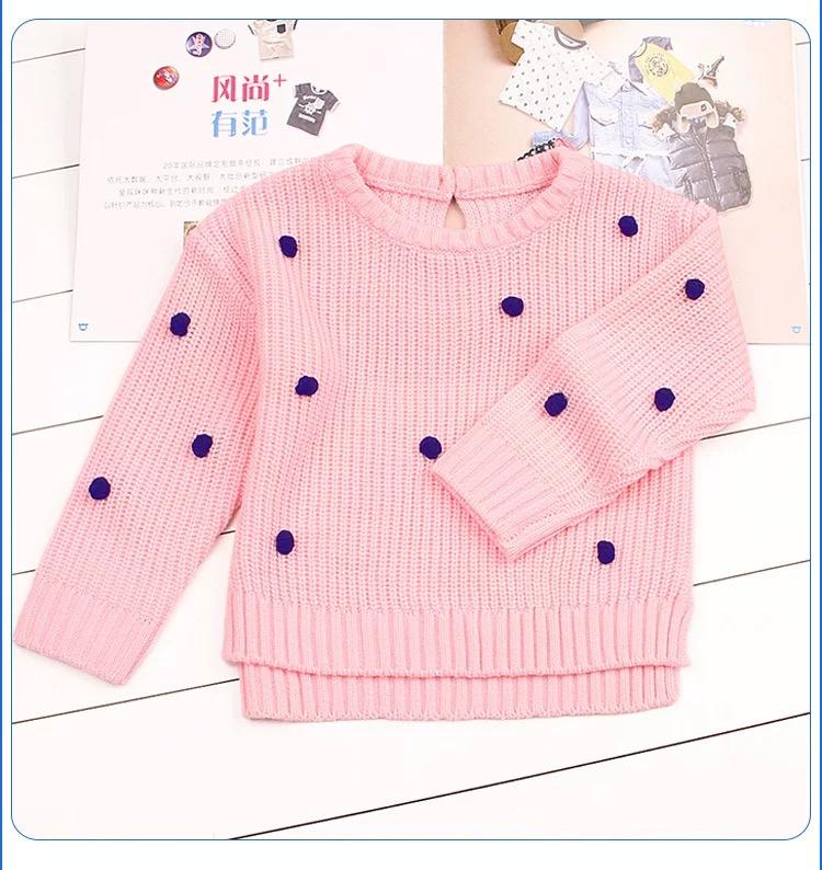 Long Sleeve Acrylic Knitted Baby Sweater - dianjiang-