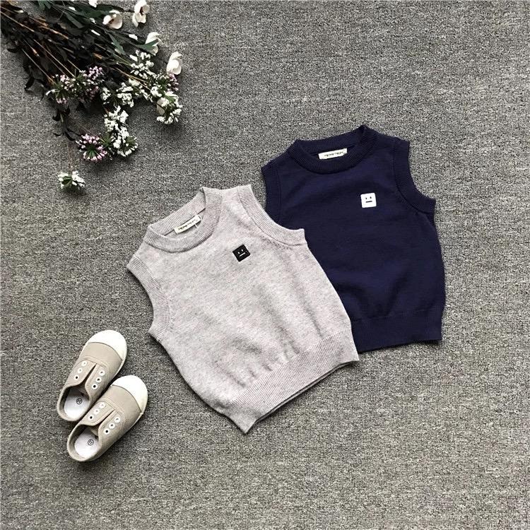 Sleeveless Jersey Pullover Sweater Vest Babies Toddlers Boys Top - dianjiang-