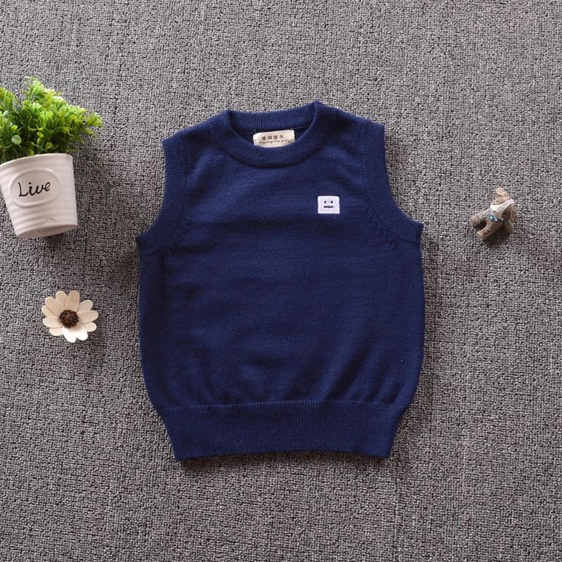 Sleeveless Jersey Pullover Sweater Vest Babies Toddlers Boys Top - dianjiang-