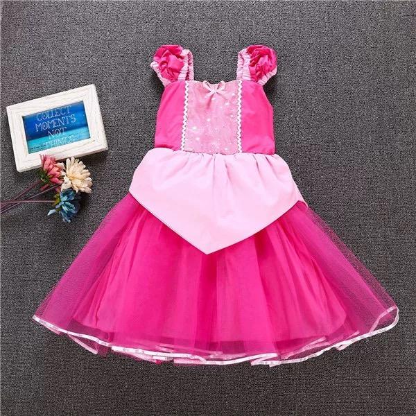 Cute Floral Print Holiday Wear Tulle Cotton Lining 3 Layers Princess Party Dress - dianjiang-