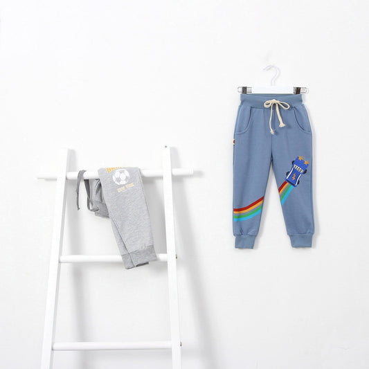 Fall Toddler Little Boy Cartoon Printed Causal Pants - dianjiang-