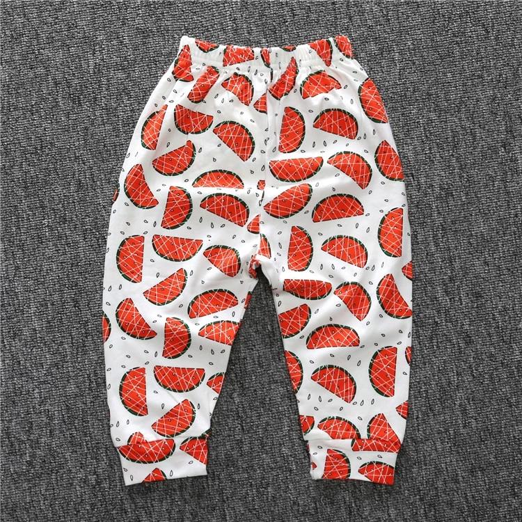 Fruit Print Pants Casual Trousers for Infant Unisex - dianjiang-